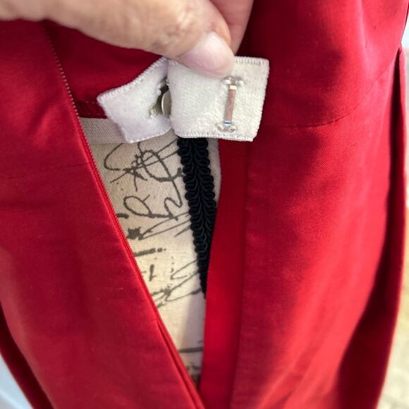 Ann Taylor Elegant Red Strapless Dress - Picture 6 of 11